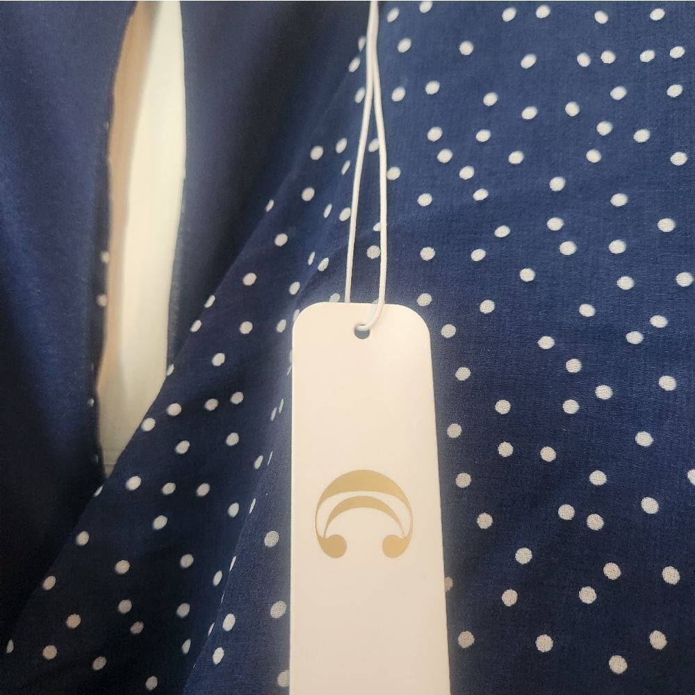 C Size L Polka Dots Wrap Shorts Elastic Waist Wom… - image 2